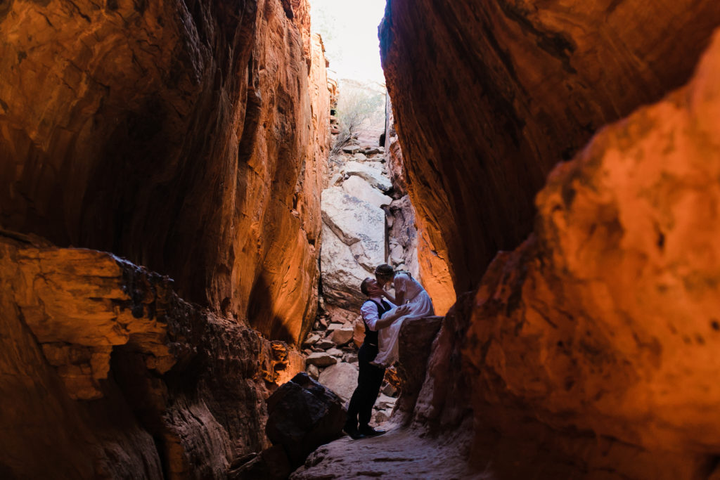 Off trail cave in Sedona Arizona