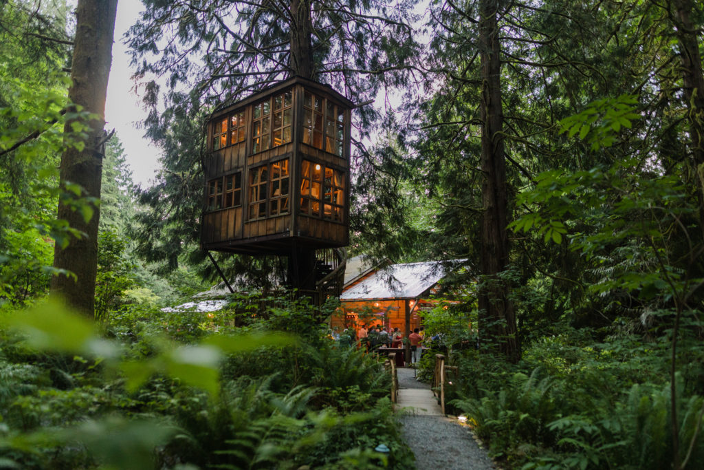 Tree House Point Pacific Northwest eWedding Venue 